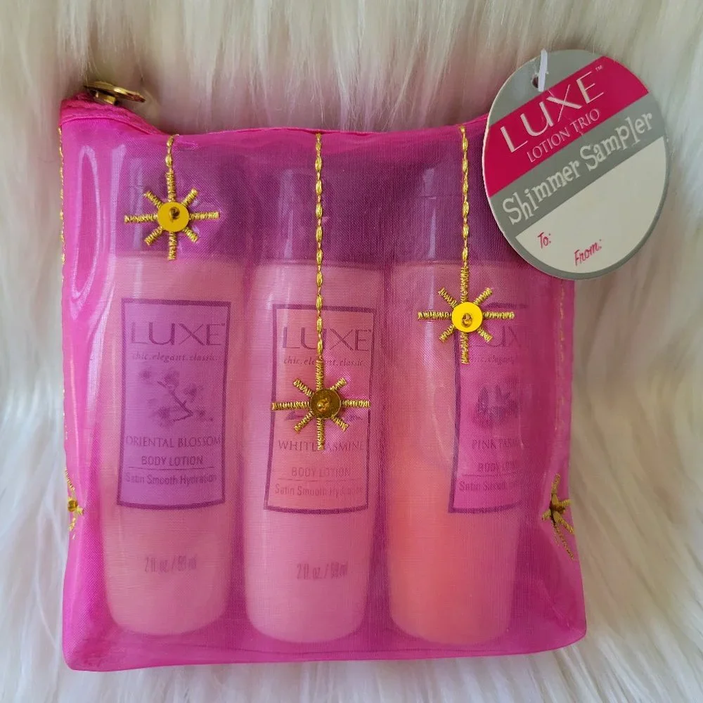 Luxe Lotion Trio Shimmer Sampler Gift Set